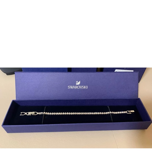 Authentic Swarovksi Silver Tone Bracelet - Picture 2 of 4